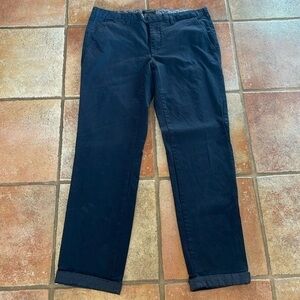 Ted Baker Navy cuffed Chino Pants